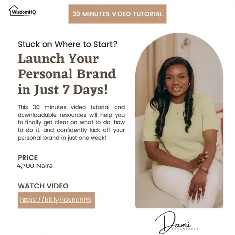 Launch your Personal Brand from Scratch